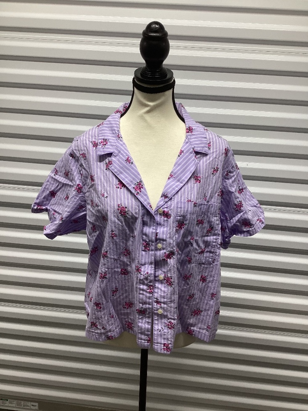 Gap Factory Poplin Pajama Shirt, Size L NWOT